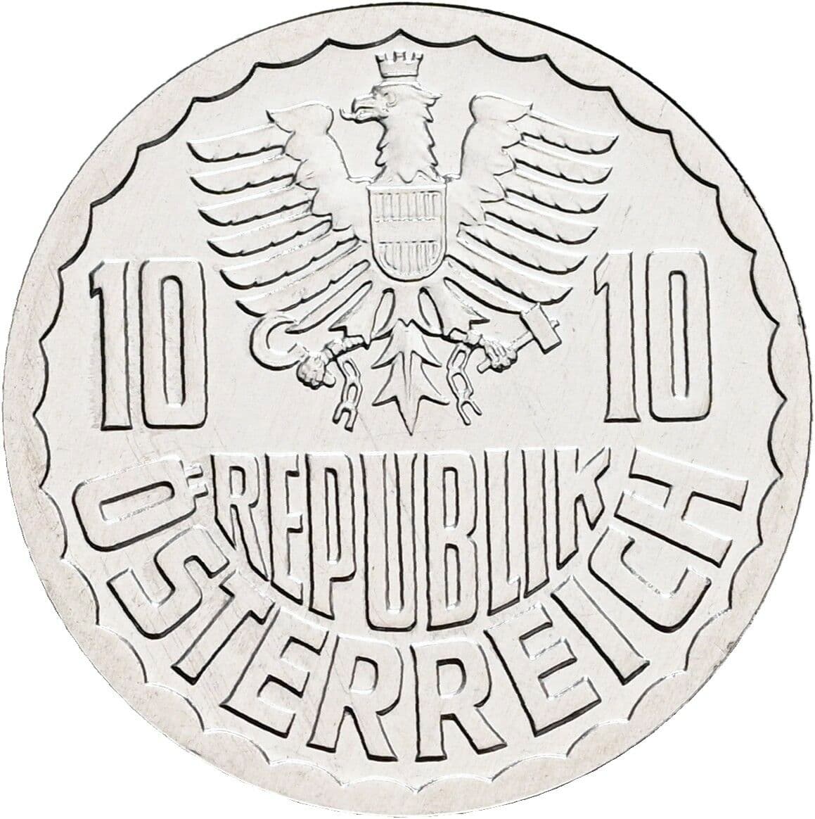10 Groschen 2000 – Rückseite