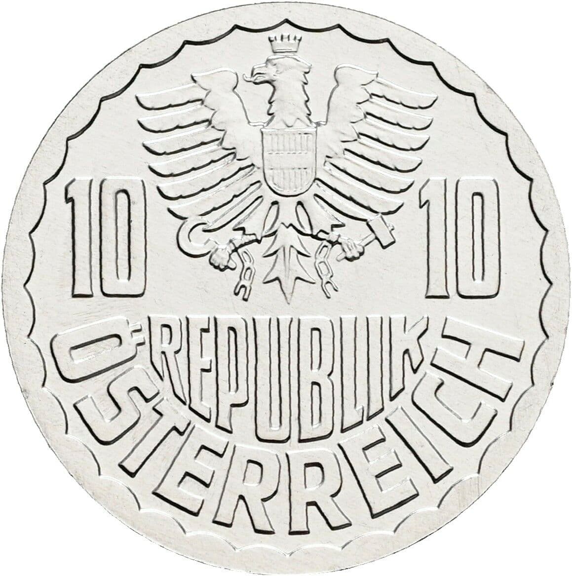 10 Groschen 2000 – Rückseite