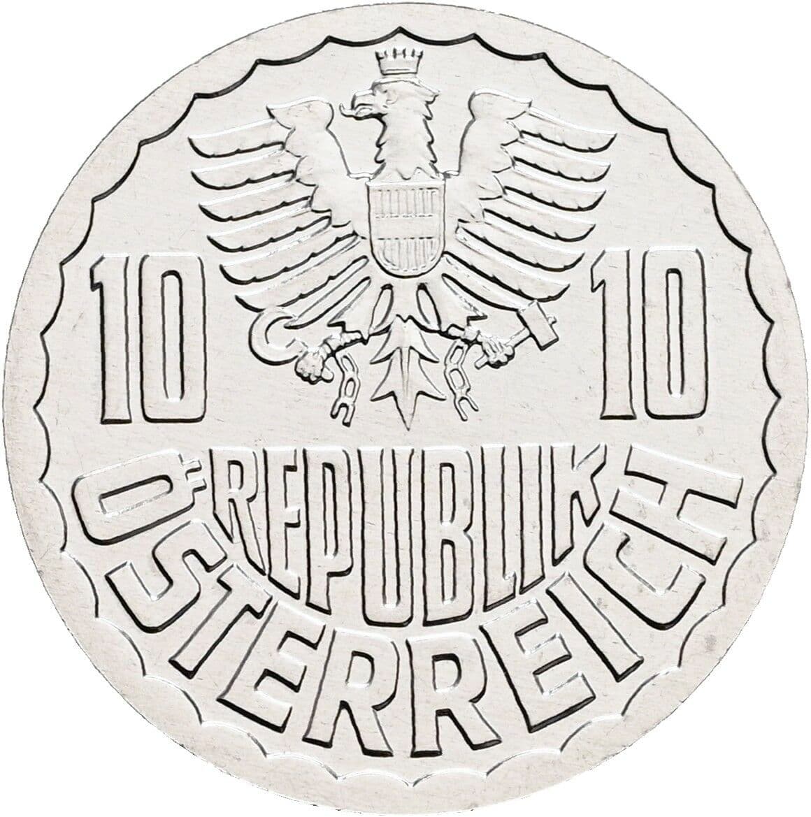 10 Groschen 2000 – Rückseite