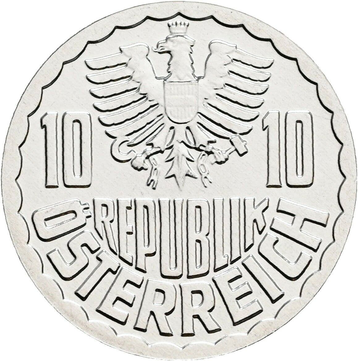 10 Groschen 2000 – Rückseite