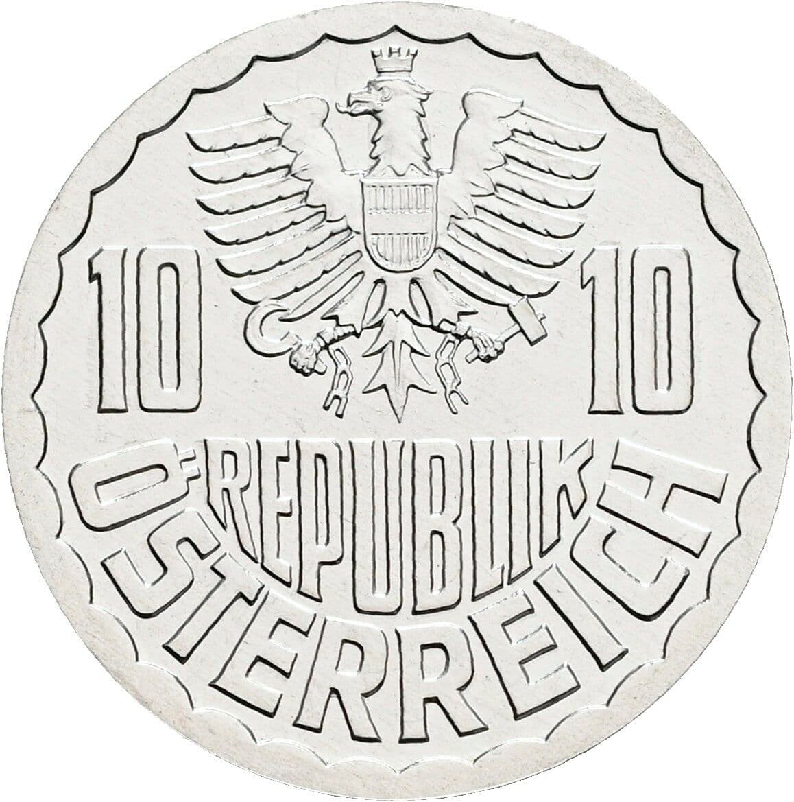 10 Groschen 2000 – Rückseite