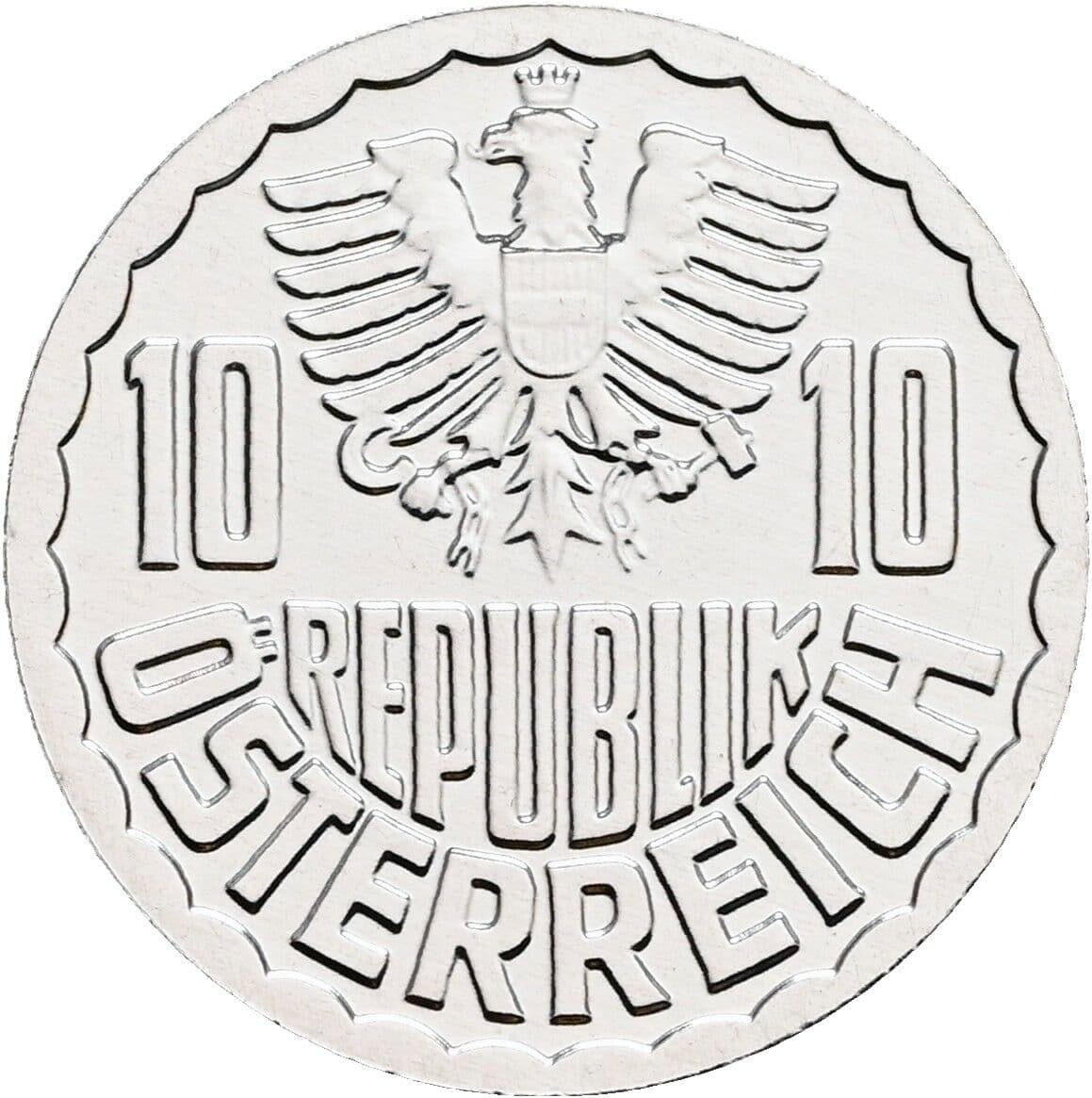 10 Groschen 2000 – Rückseite