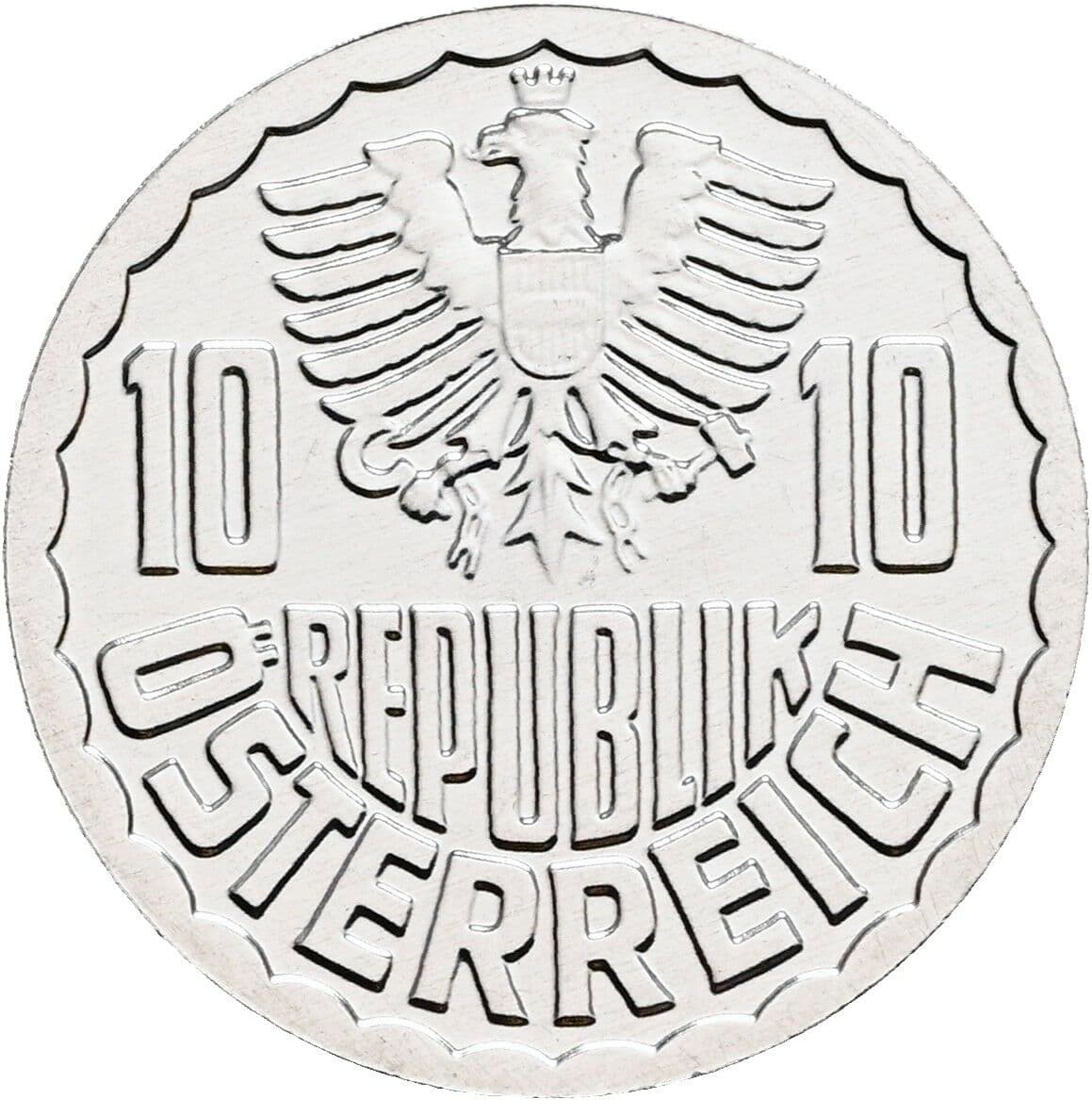 10 Groschen 2000 – Rückseite