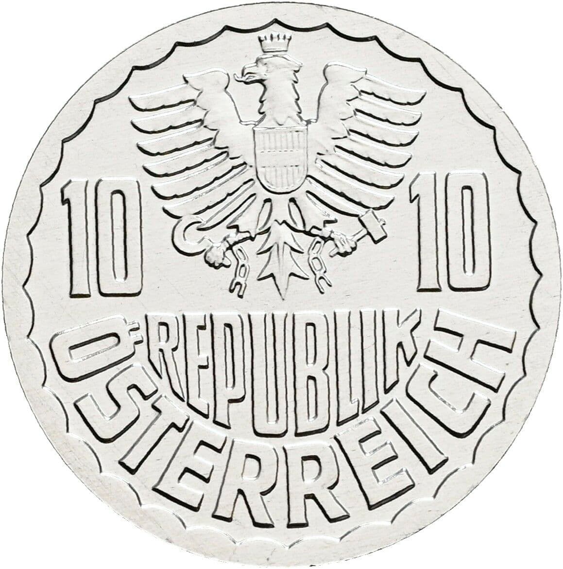 10 Groschen 2000 – Rückseite
