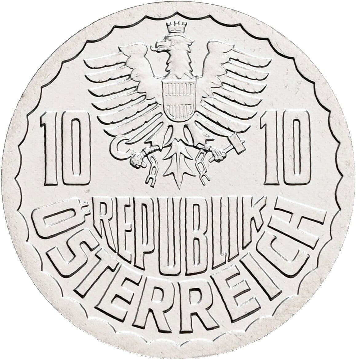 10 Groschen 2000 – Rückseite