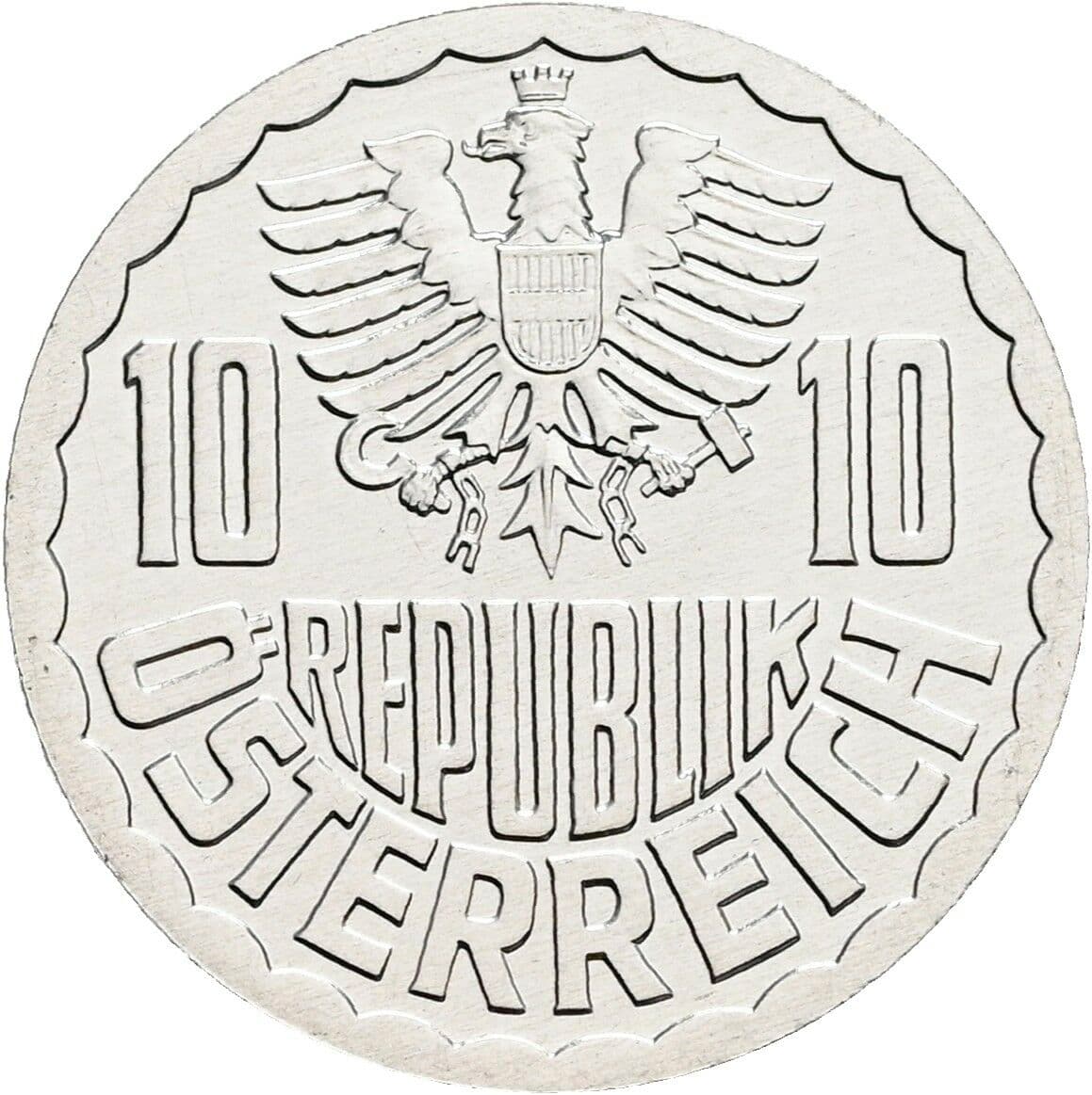 10 Groschen 2000 – Rückseite