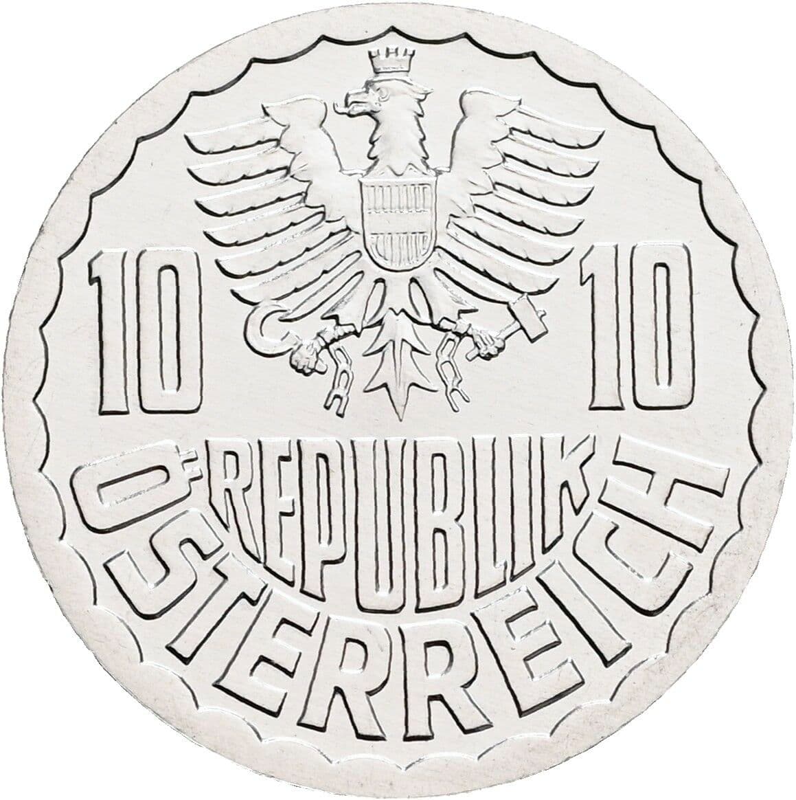 10 Groschen 2000 – Rückseite