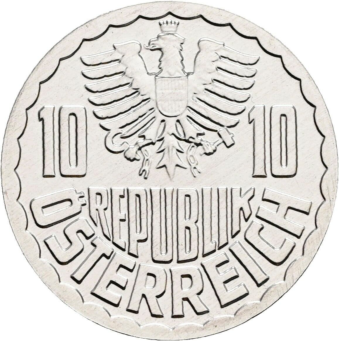 10 Groschen 2000 – Rückseite