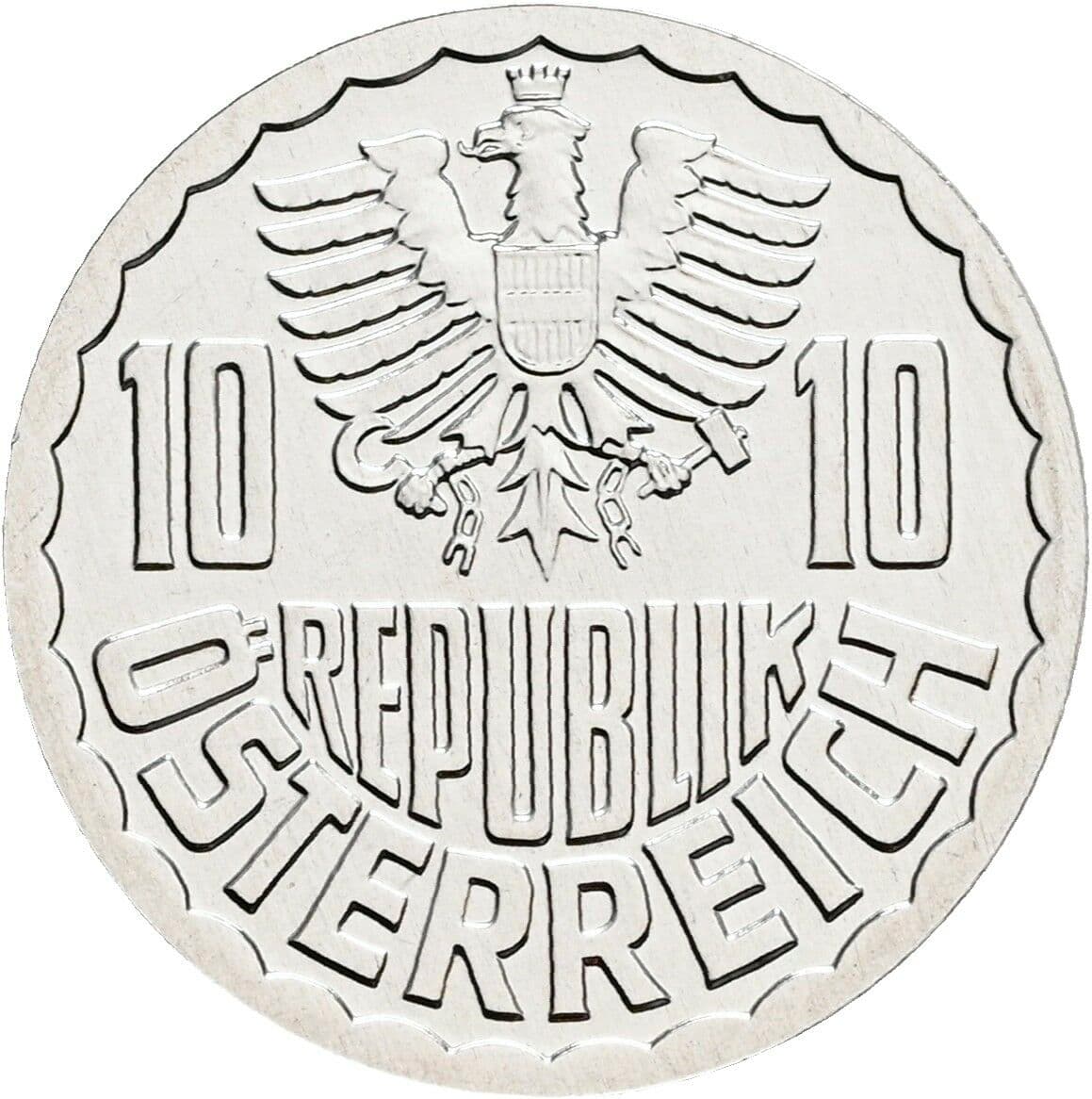 10 Groschen 2000 – Rückseite
