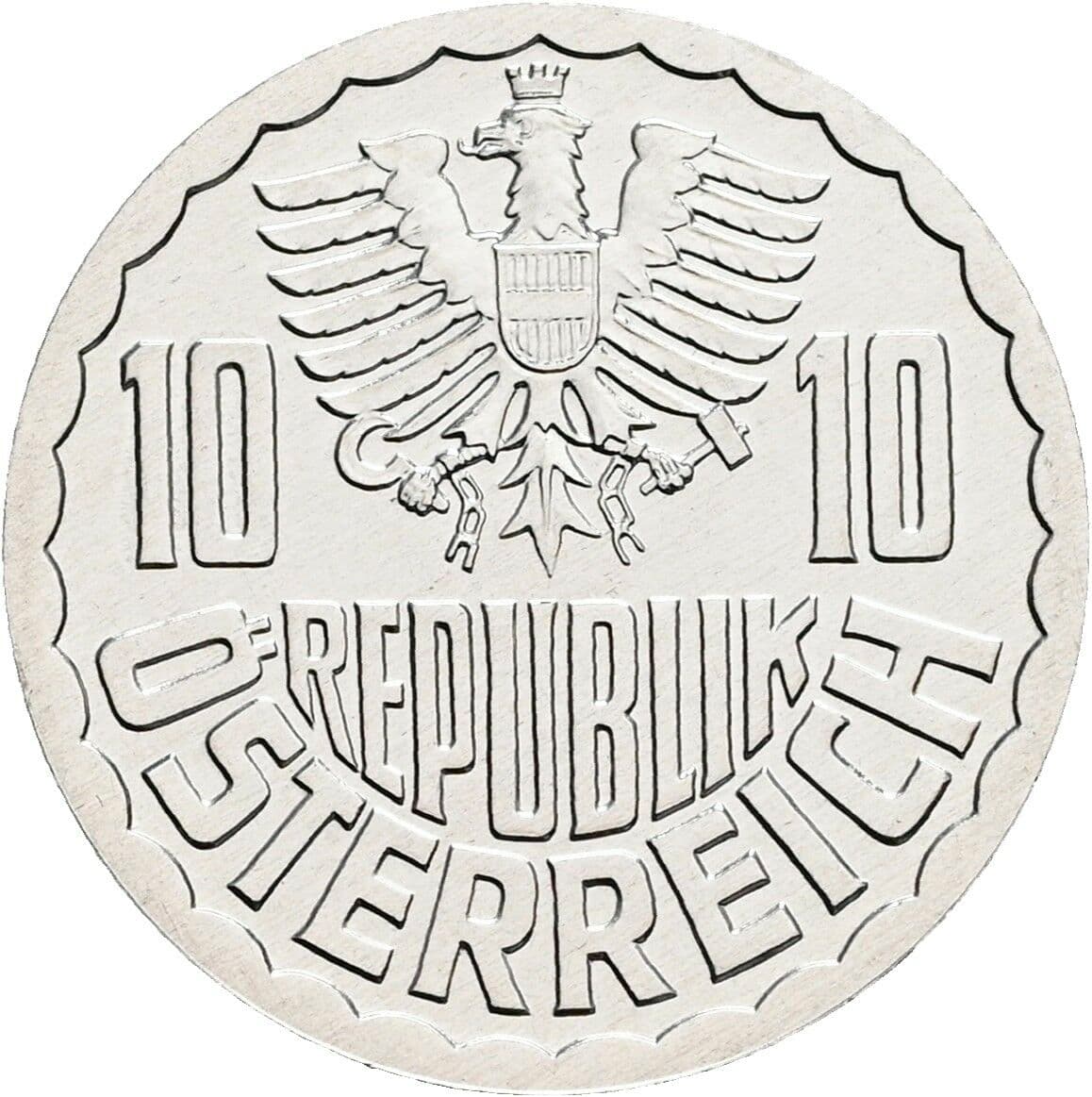 10 Groschen 2000 – Rückseite