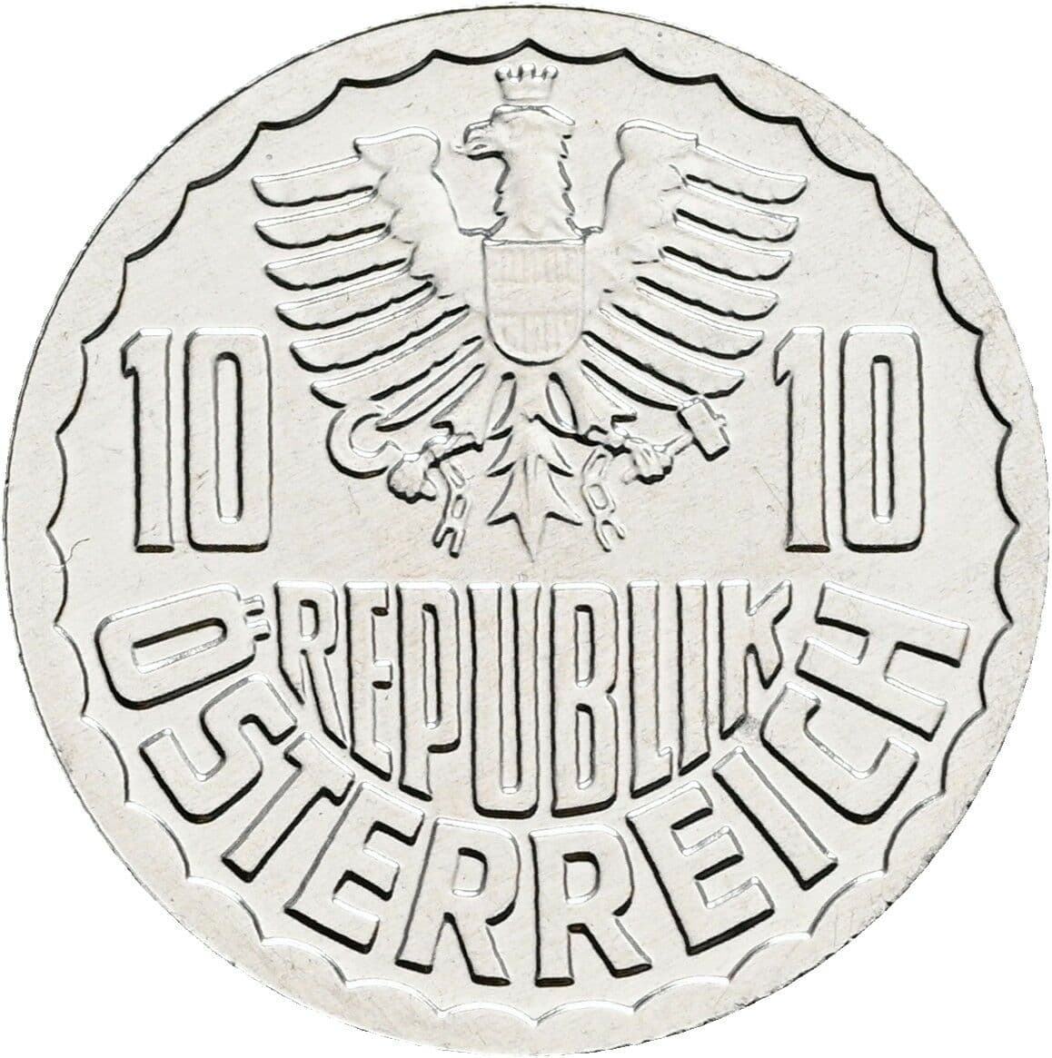 10 Groschen 2000 – Rückseite