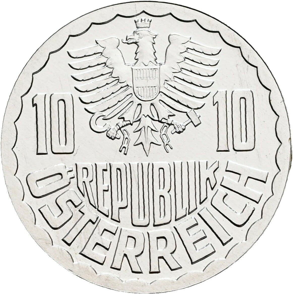 10 Groschen 2000 – Rückseite