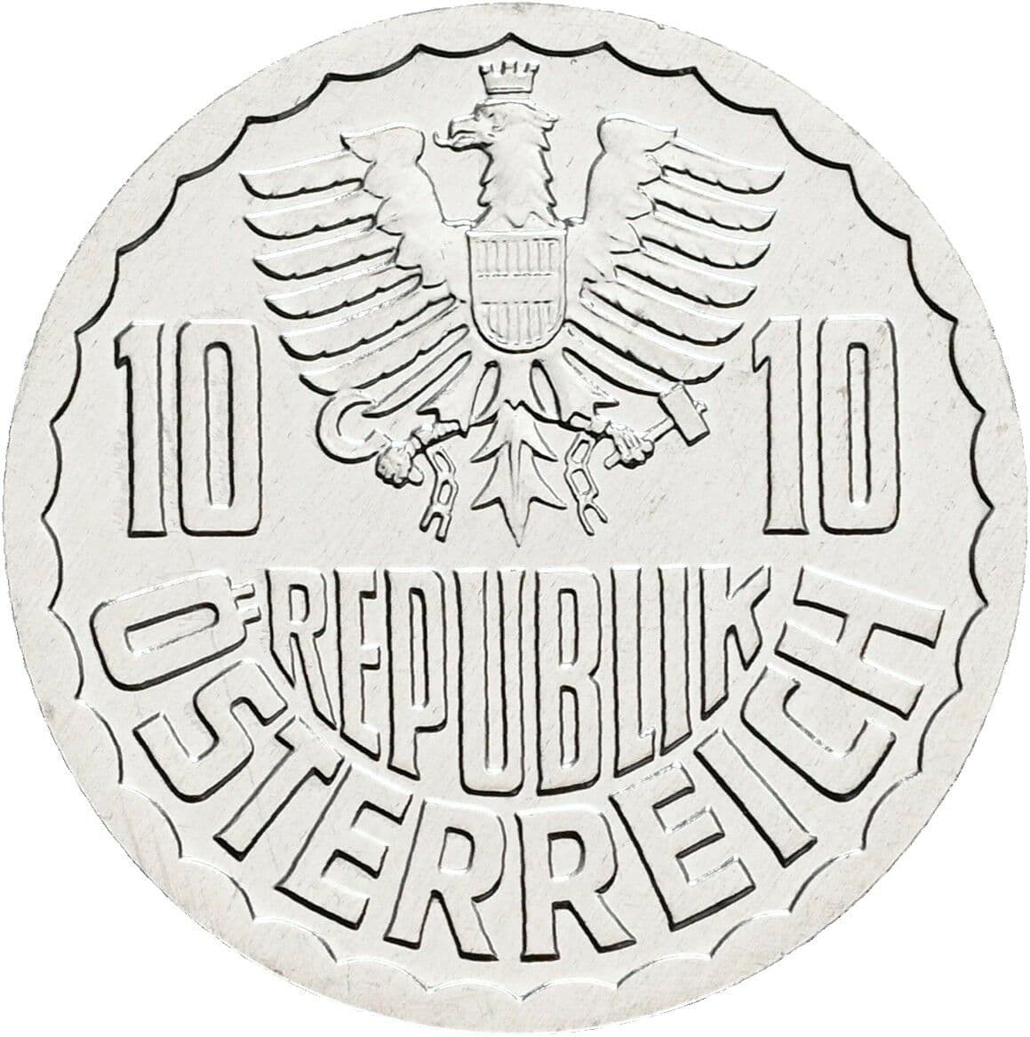 10 Groschen 2000 – Rückseite