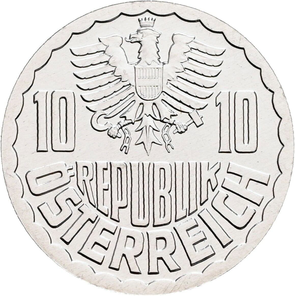 10 Groschen 2000 – Rückseite