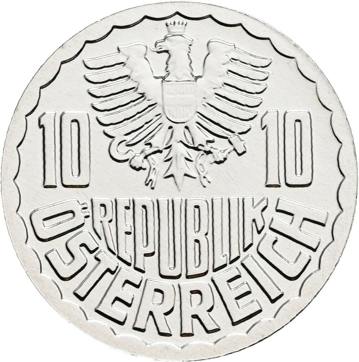 10 Groschen 2000 – Rückseite