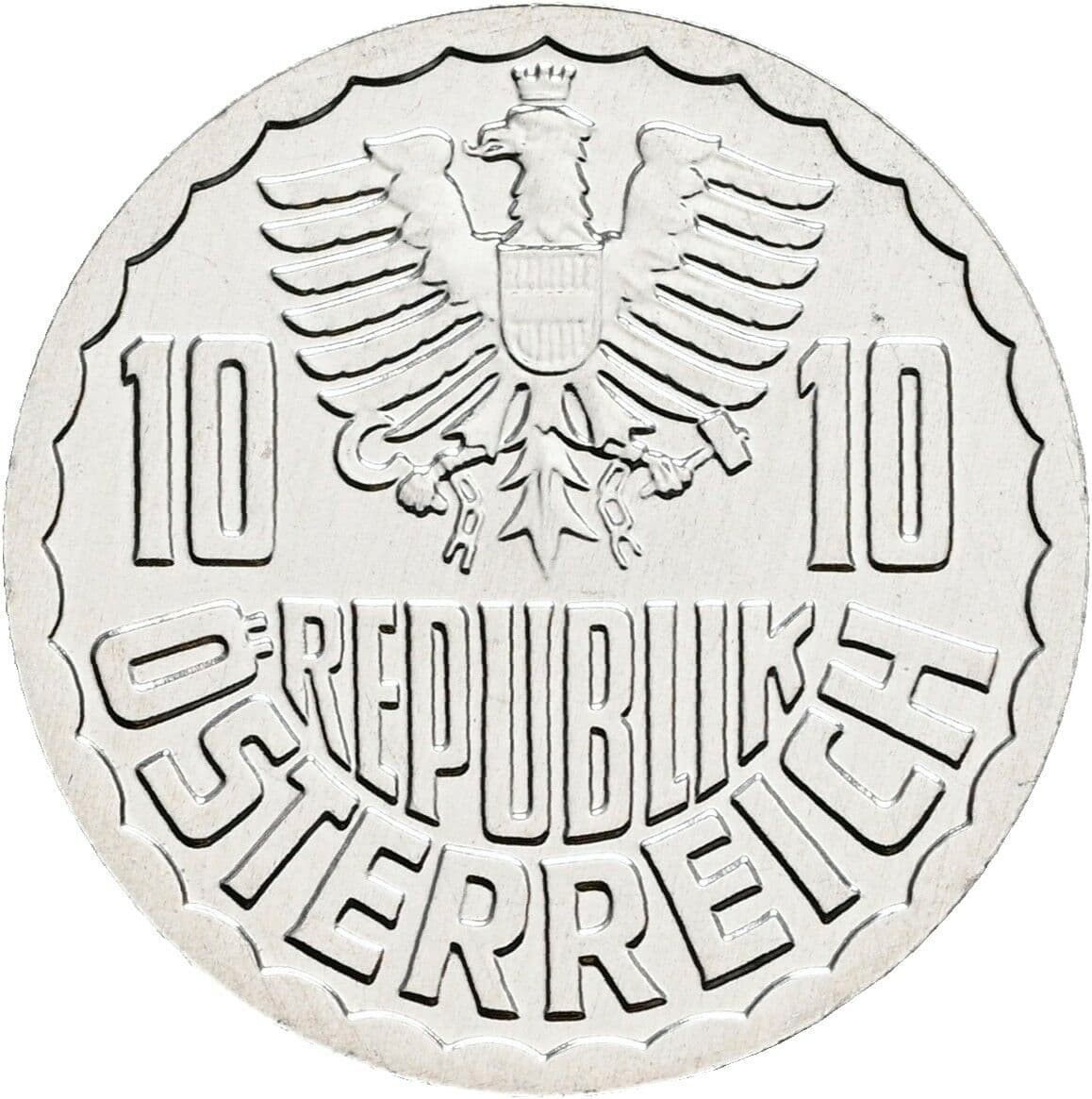 10 Groschen 2000 – Rückseite
