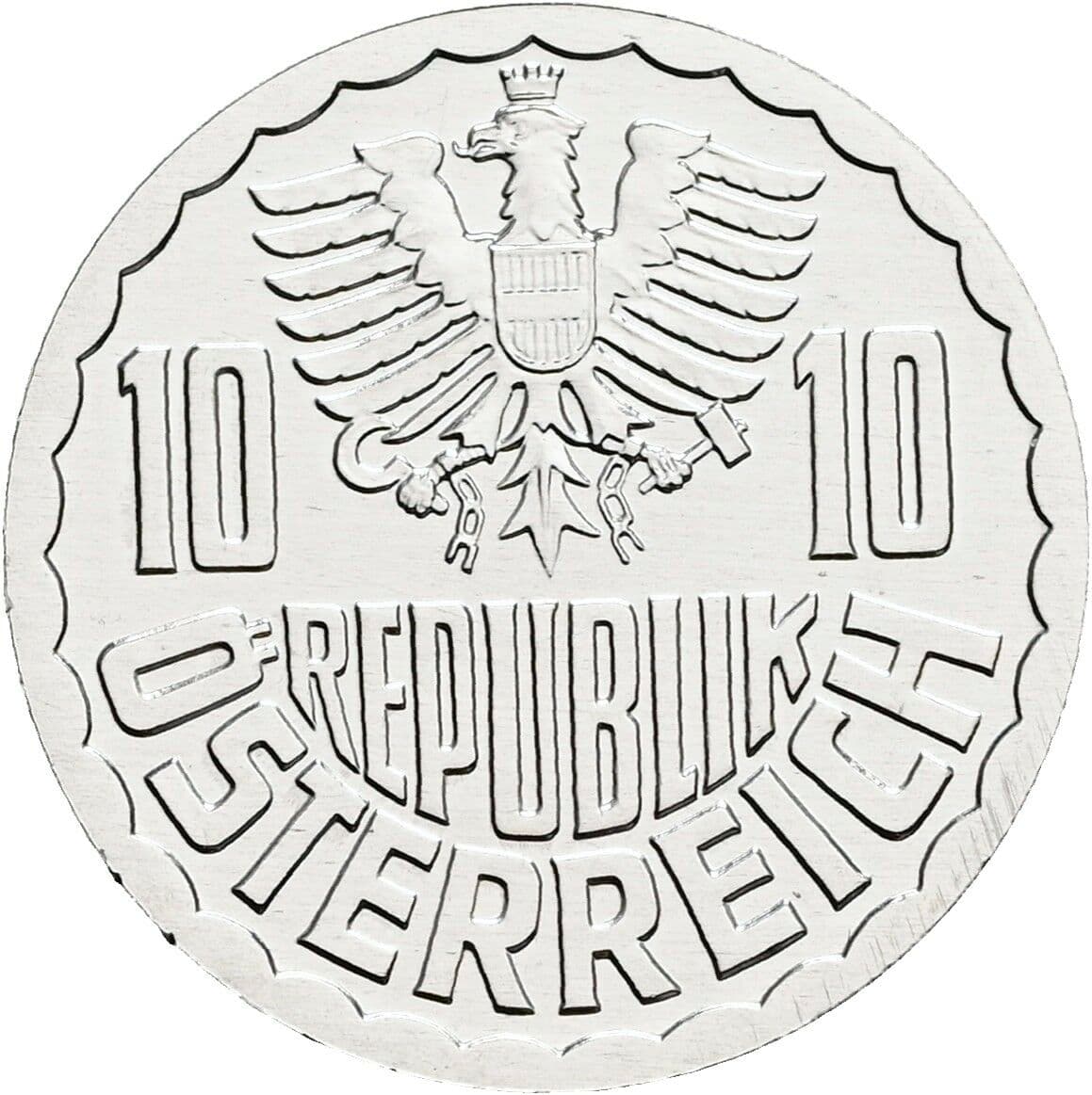 10 Groschen 2000 – Rückseite