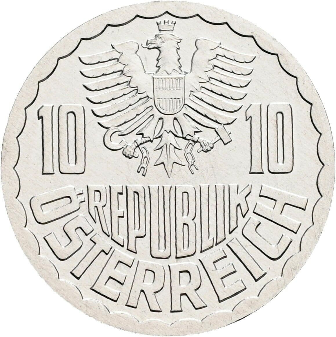 10 Groschen 2000 – Rückseite