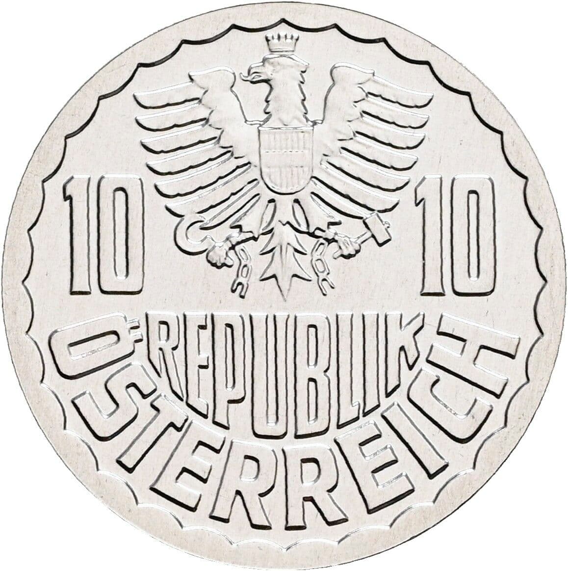 10 Groschen 2000 – Rückseite