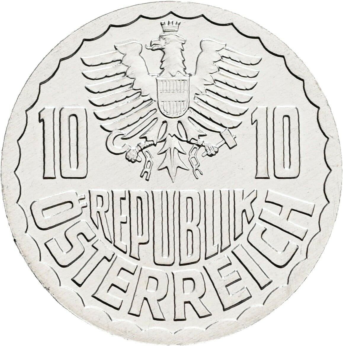 10 Groschen 2000 – Rückseite