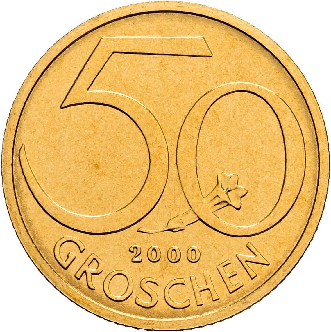 50 Groschen 2000 – Vorderseite