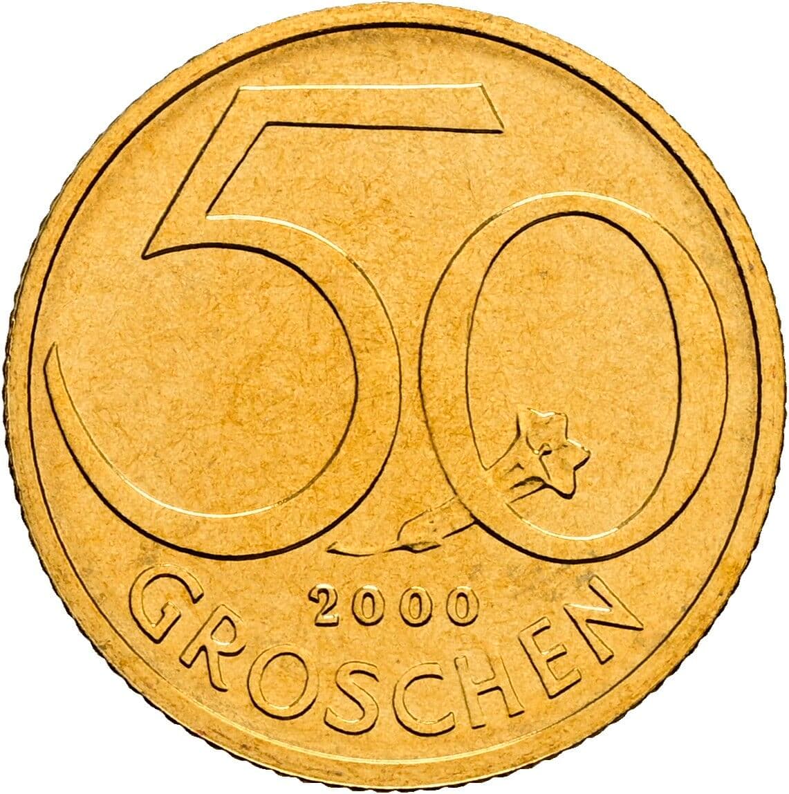 50 Groschen 2000 – Vorderseite