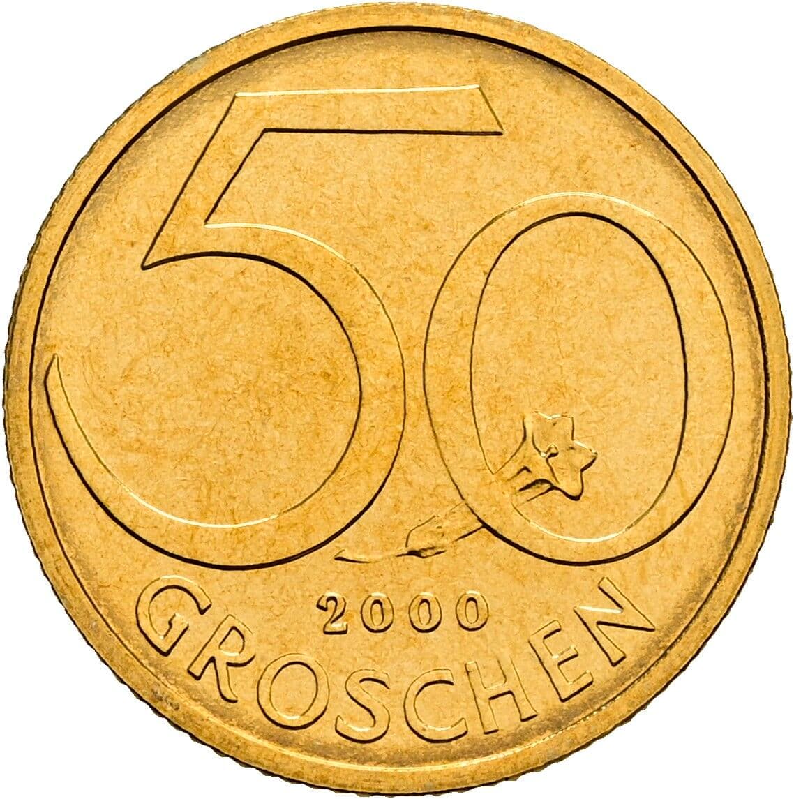 50 Groschen 2000 – Vorderseite