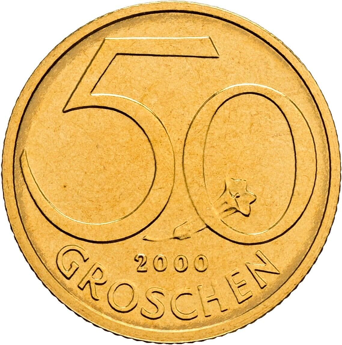 50 Groschen 2000 – Vorderseite