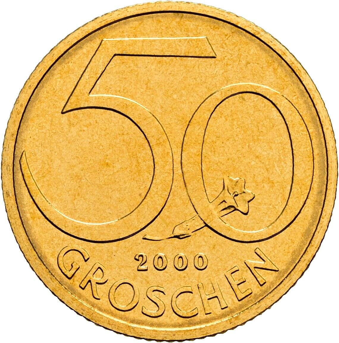 50 Groschen 2000 – Vorderseite