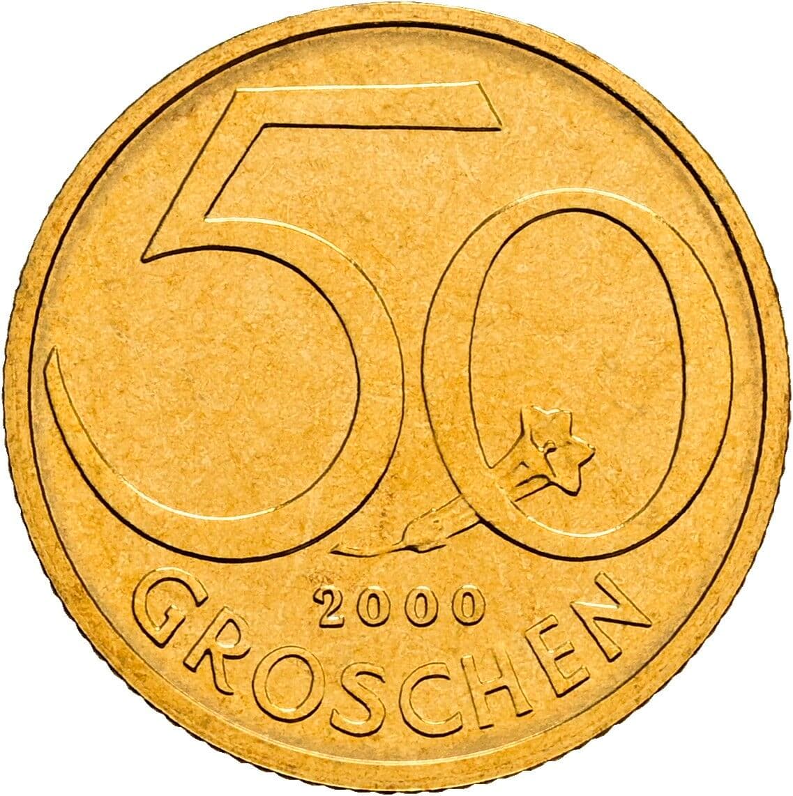 50 Groschen 2000 – Vorderseite