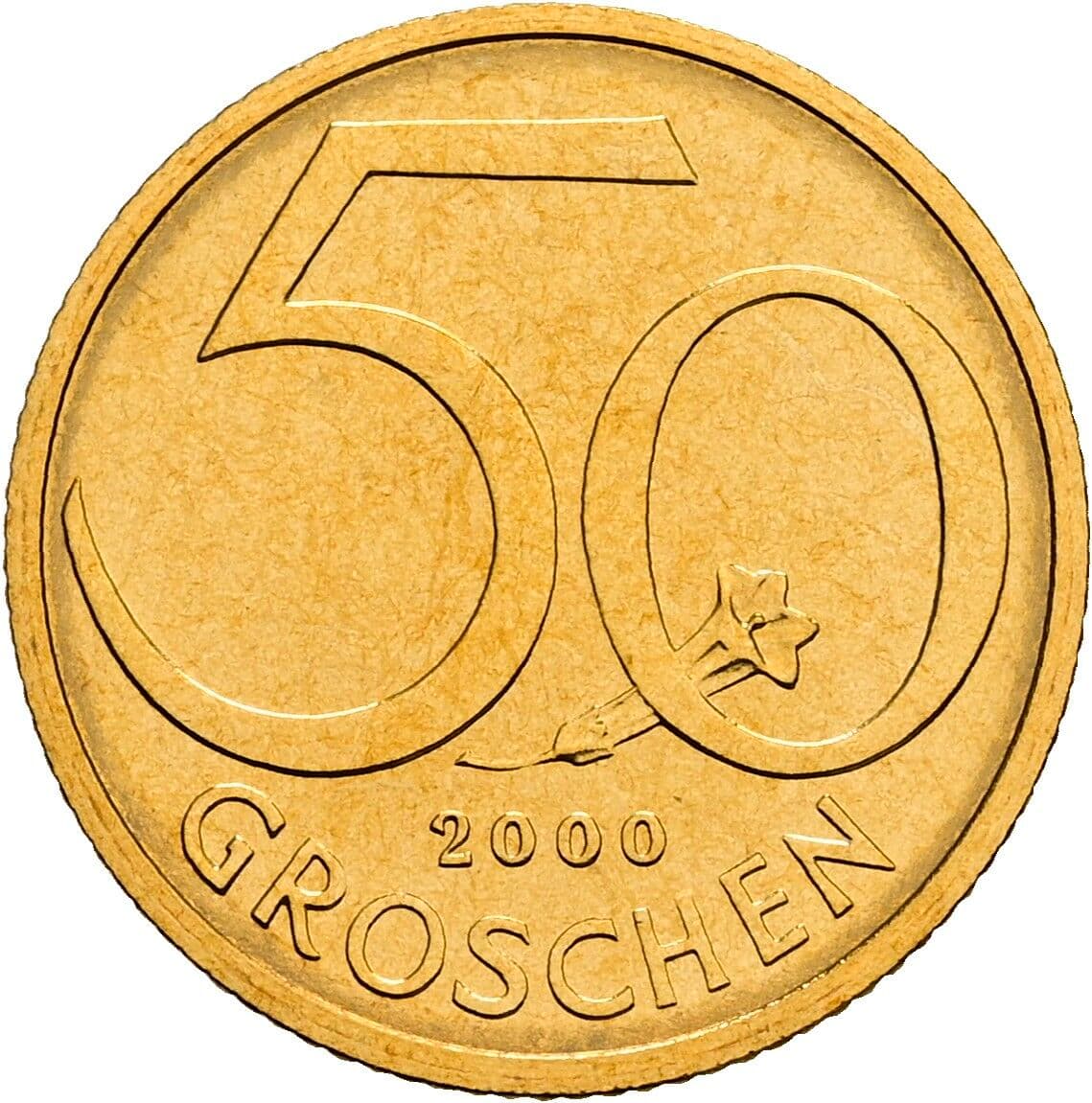 50 Groschen 2000 – Vorderseite