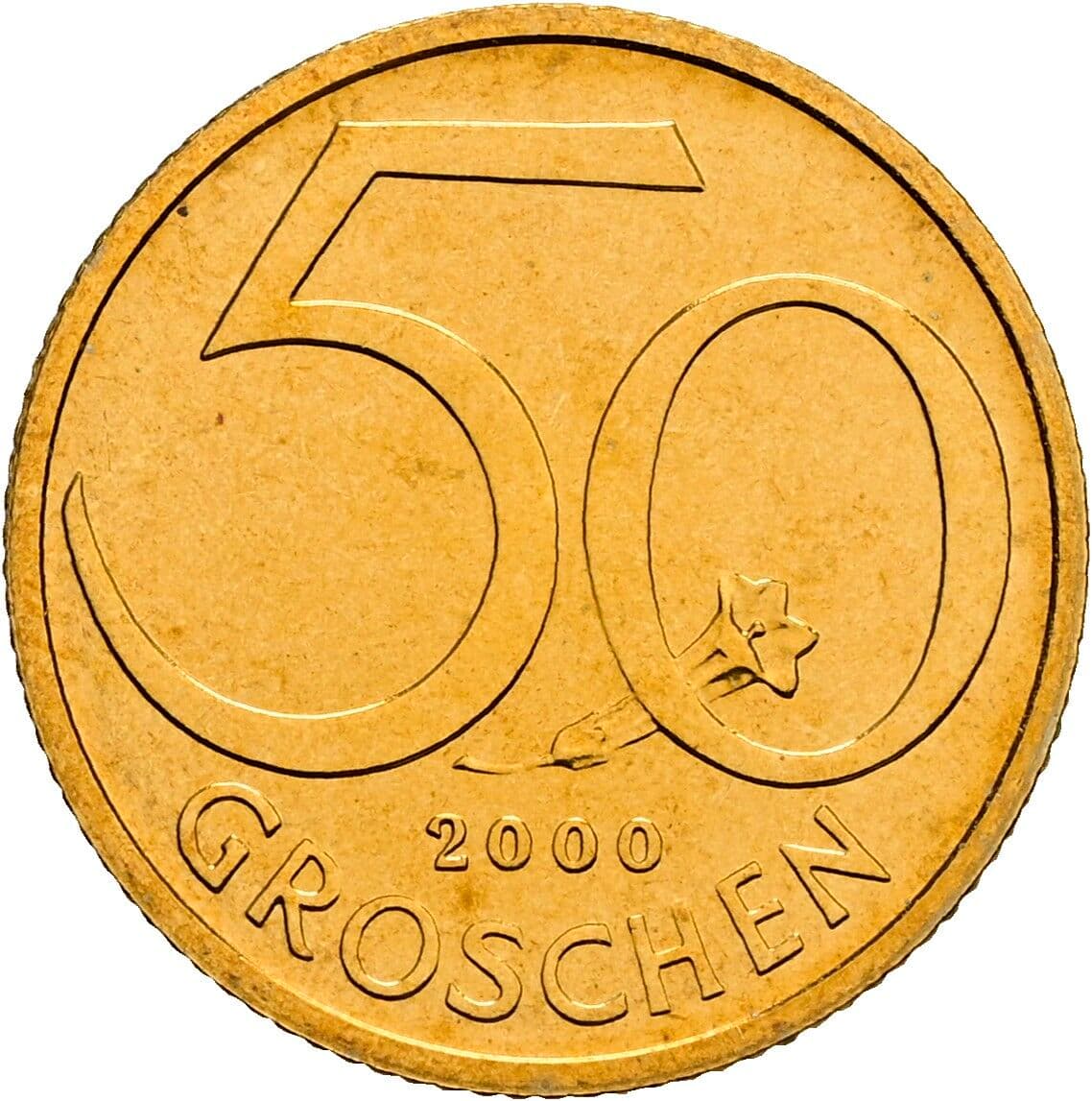 50 Groschen 2000 – Vorderseite