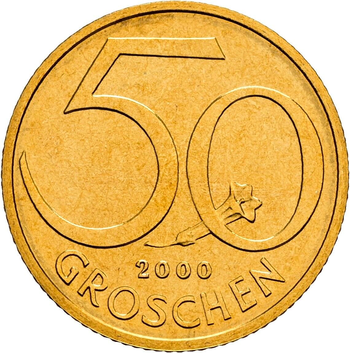 50 Groschen 2000 – Vorderseite