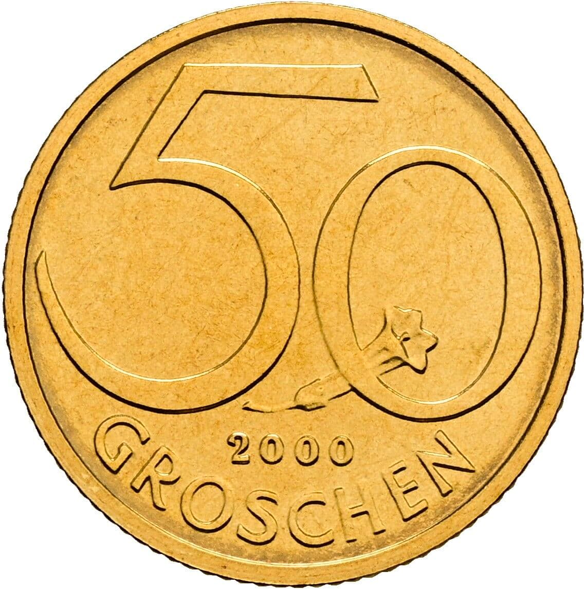 50 Groschen 2000 – Vorderseite