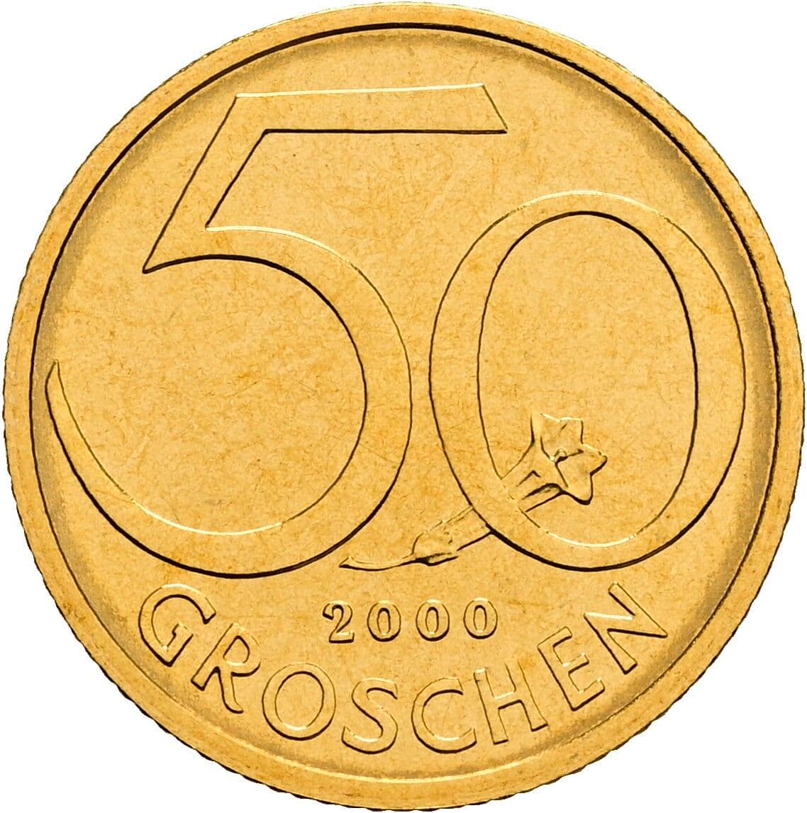 50 Groschen 2000 – Vorderseite