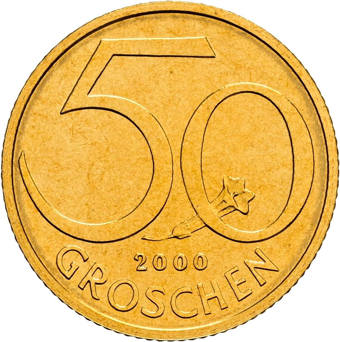 50 Groschen 2000 – Vorderseite