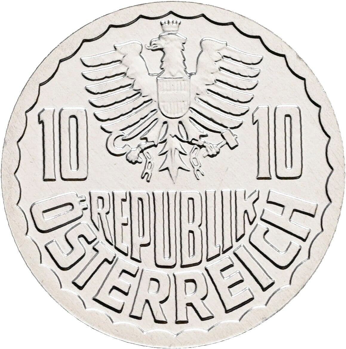 10 Groschen 2000 – Rückseite