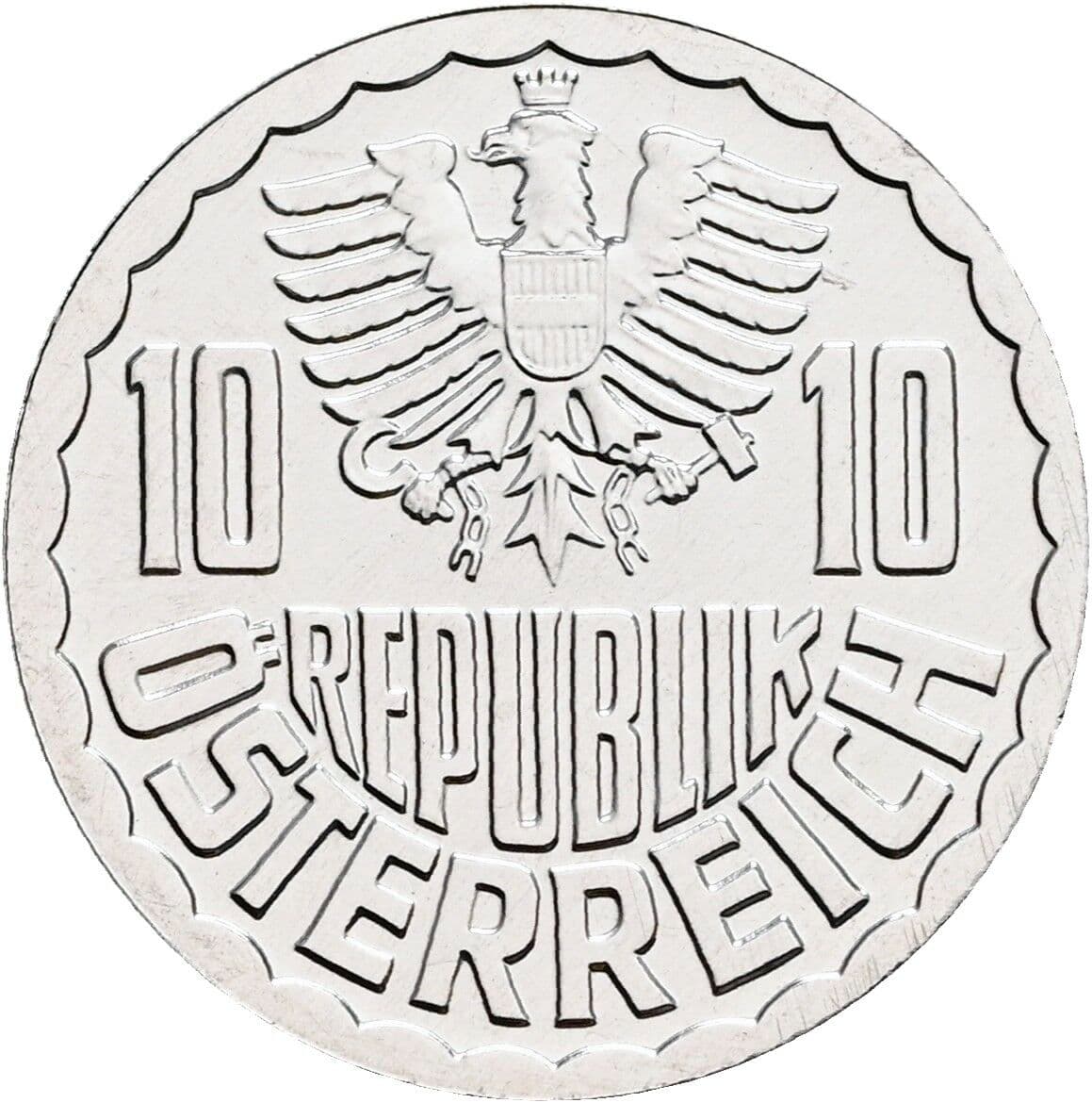 10 Groschen 2000 – Rückseite