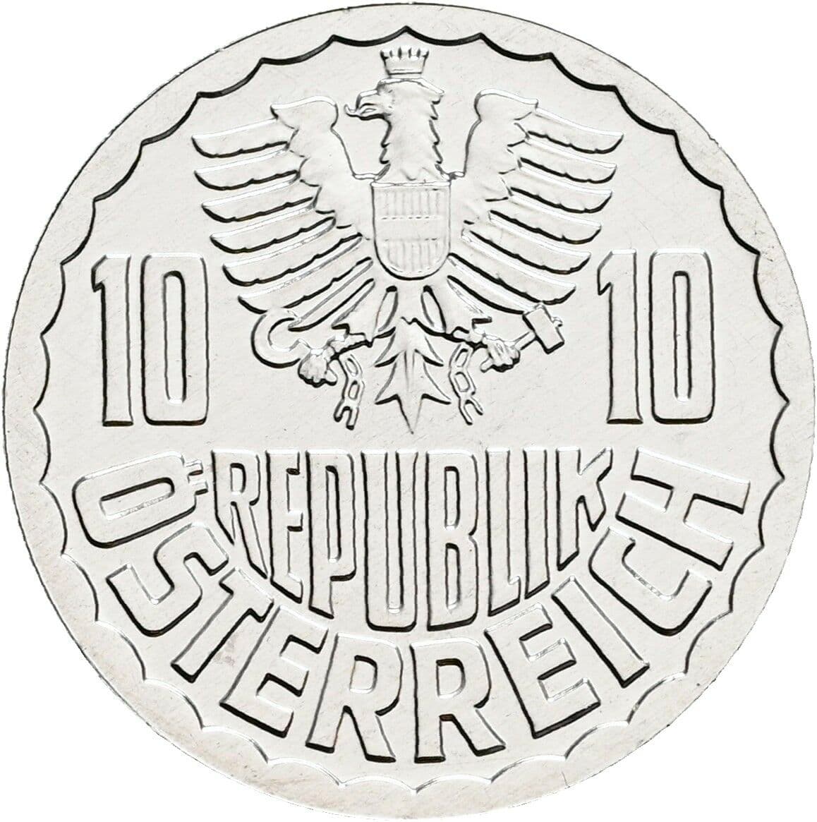 10 Groschen 2000 – Rückseite
