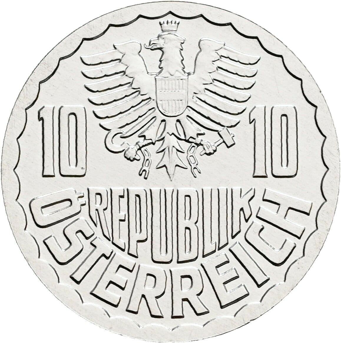 10 Groschen 2000 – Rückseite