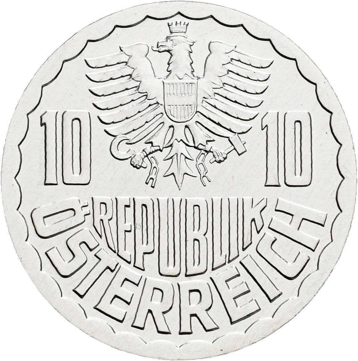 10 Groschen 2000 – Rückseite