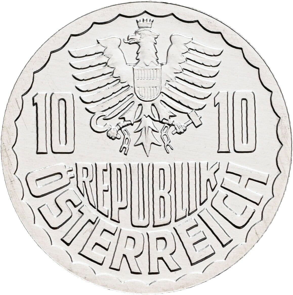 10 Groschen 2000 – Rückseite