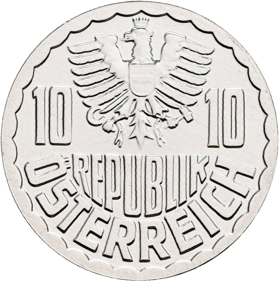 10 Groschen 2000 – Rückseite