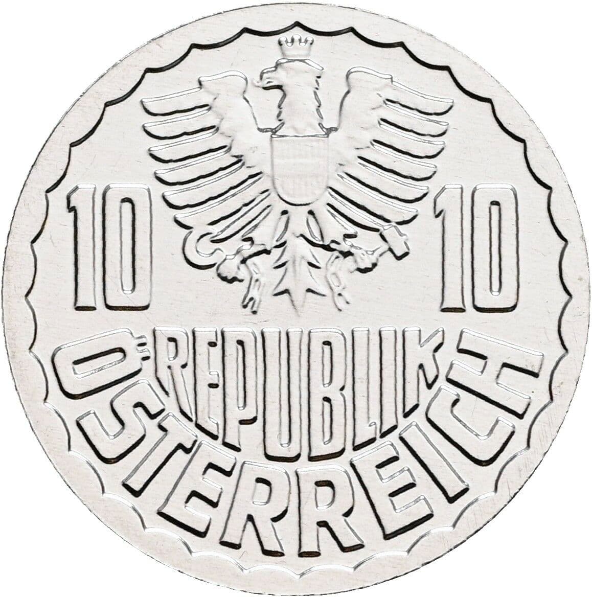 10 Groschen 2000 – Rückseite