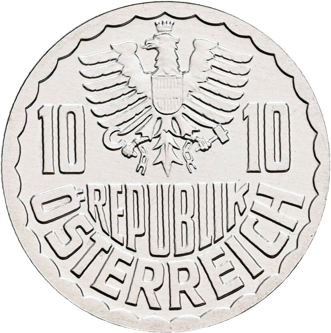 10 Groschen 2000 – Rückseite
