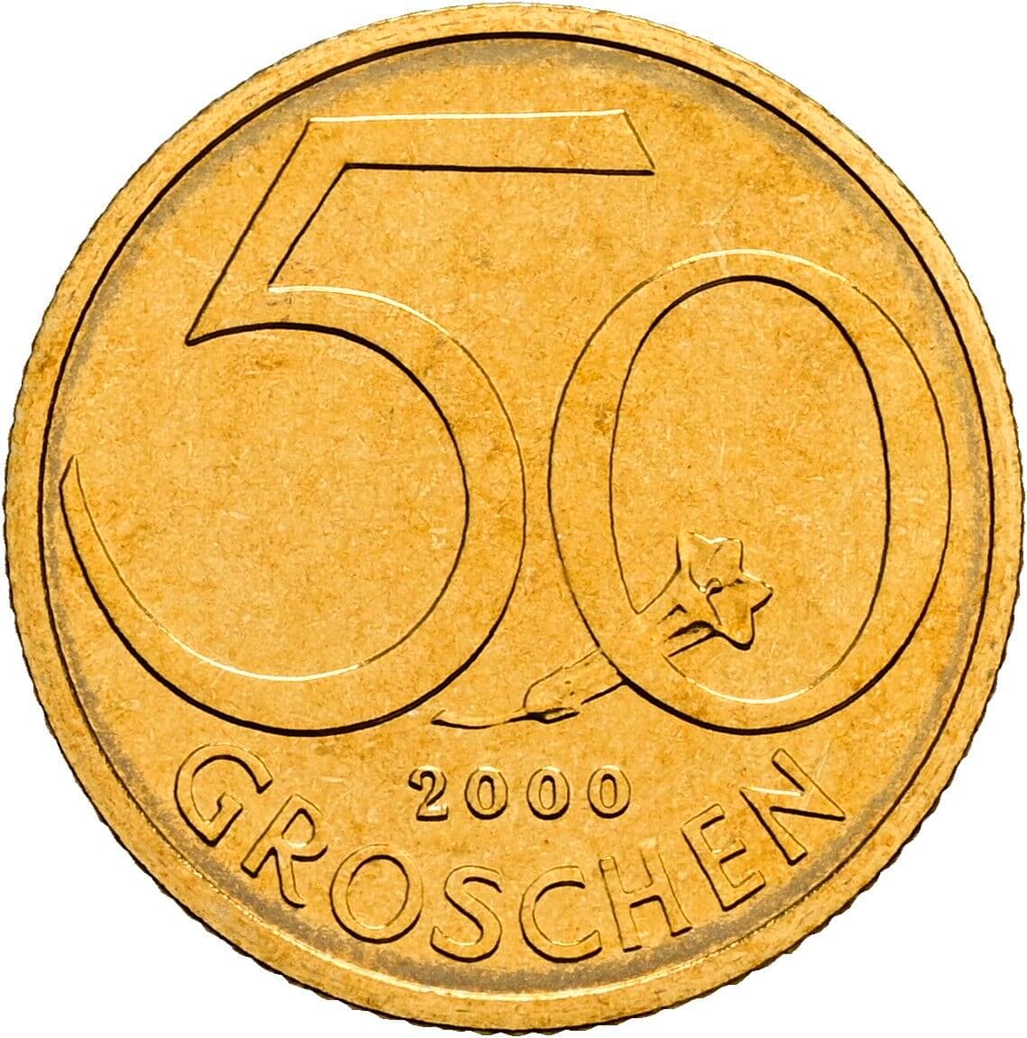 50 Groschen 2000 – Vorderseite