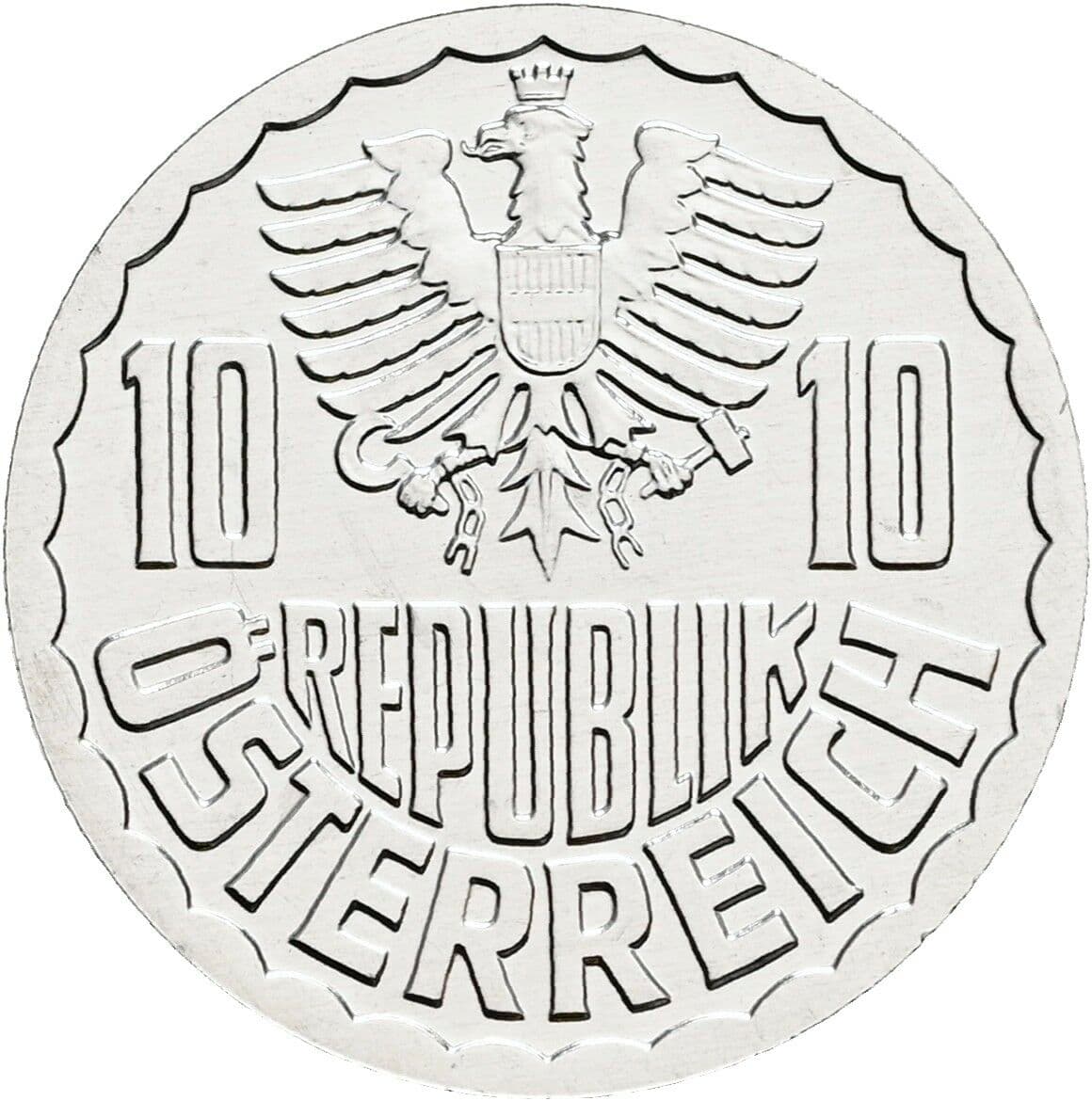 10 Groschen 2000 – Rückseite