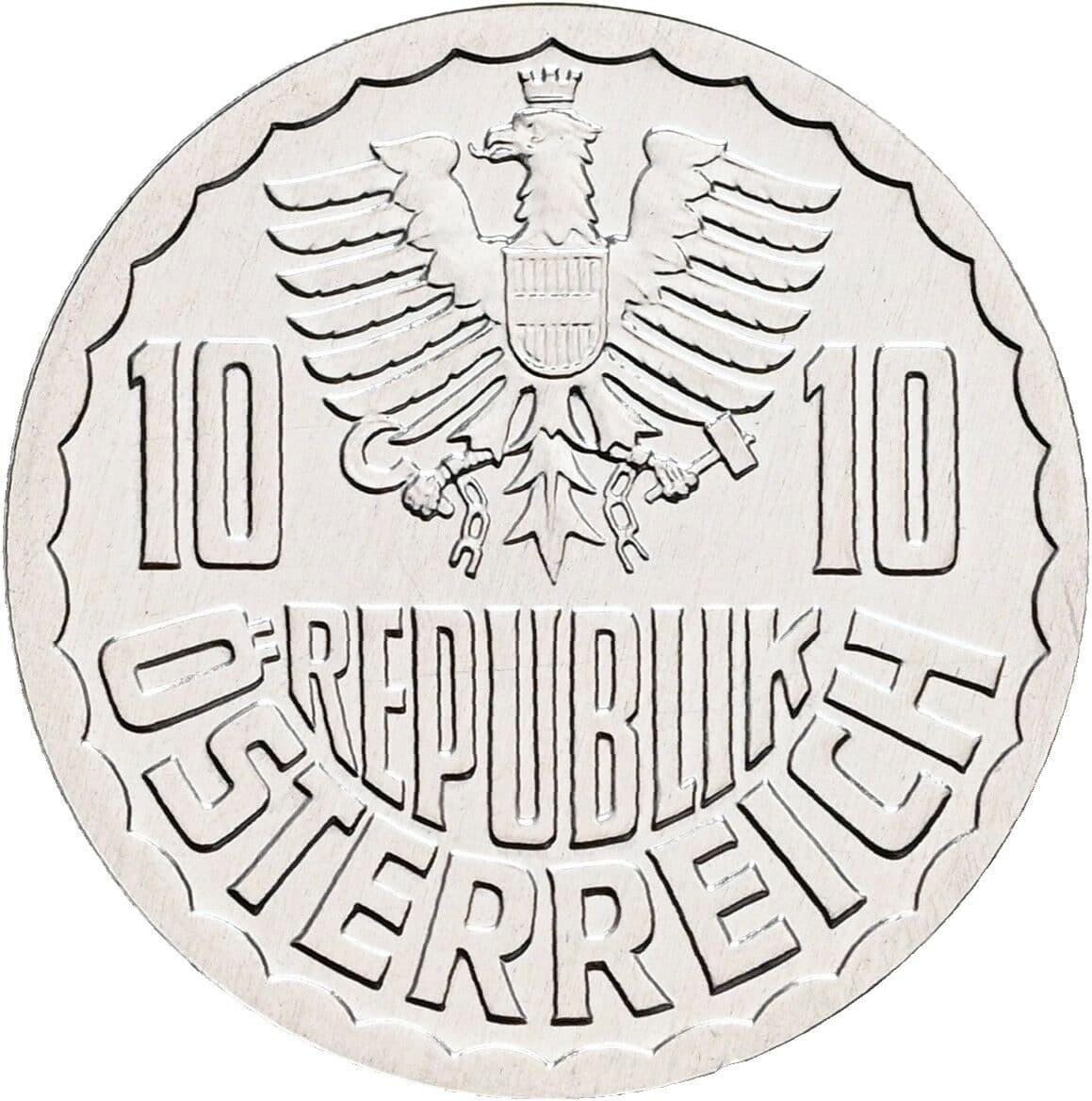 10 Groschen 2000 – Rückseite