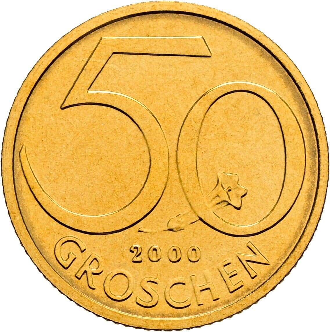 50 Groschen 2000 – Vorderseite