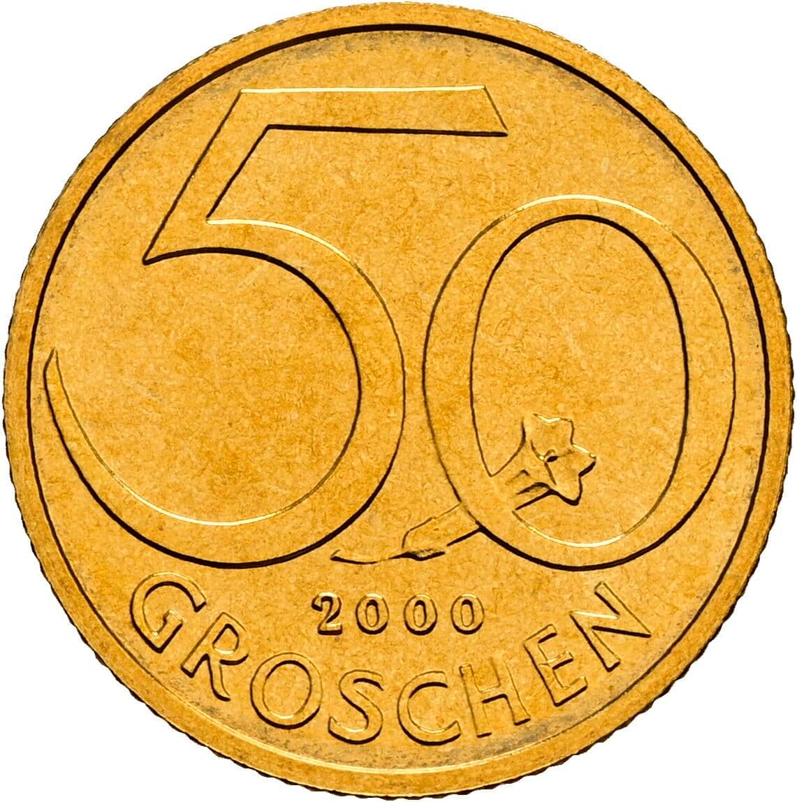 50 Groschen 2000 – Vorderseite